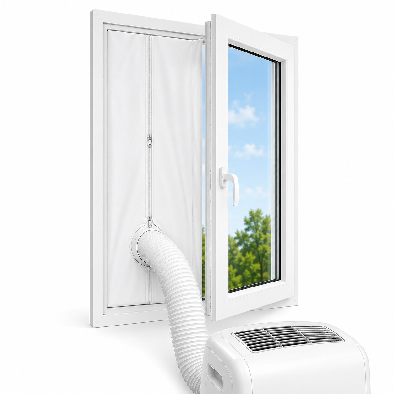 Bande d'étanchéité pour fenêtre de climatiseur portable 4 m, Joint de fenêtre pour climatiseur mobile, Étanchéité de fenêtre, Bande d'étanchéité pour fenêtre