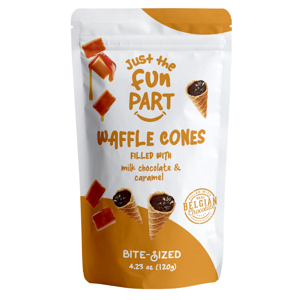 JUST THE FUN PART Caramel et chocolat au lait, 120 g