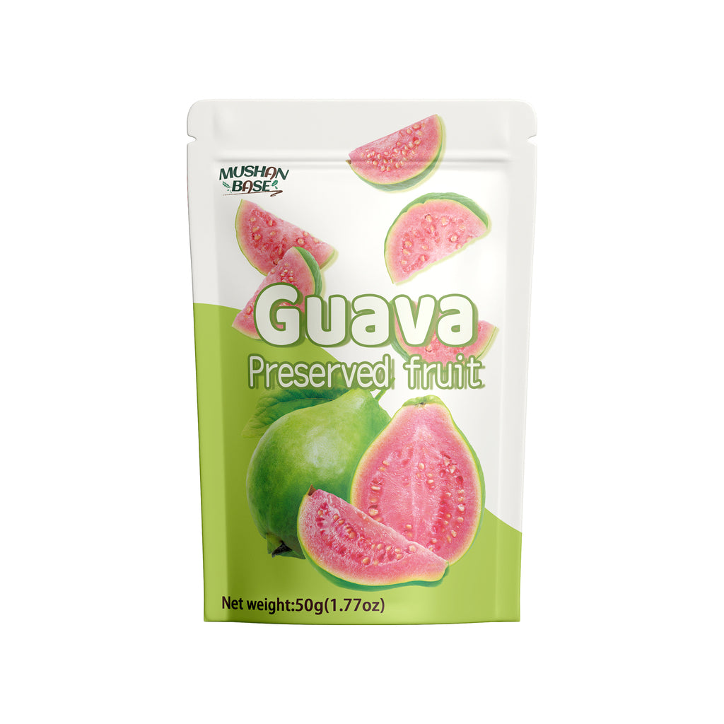 MUSHAN BASE Goyaves séchées à chair rouge - 50 g
