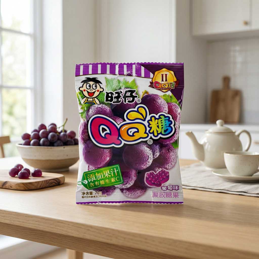 WANT WANT bonbons QQ Gummy saveur raisin - 70 g