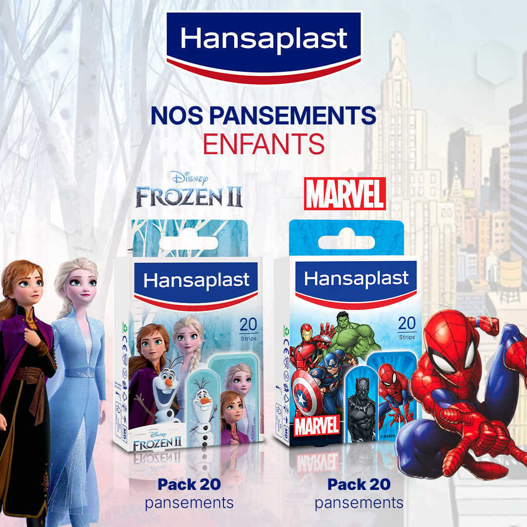 HANSAPLAST Frozen - Pansements Enfants La Reine des Neiges - 20 Unités