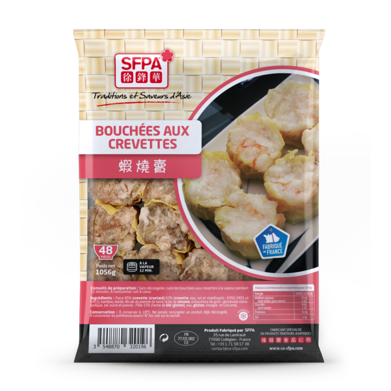 SFPA Bouchées aux crevettes 48 pièces - 1056 g