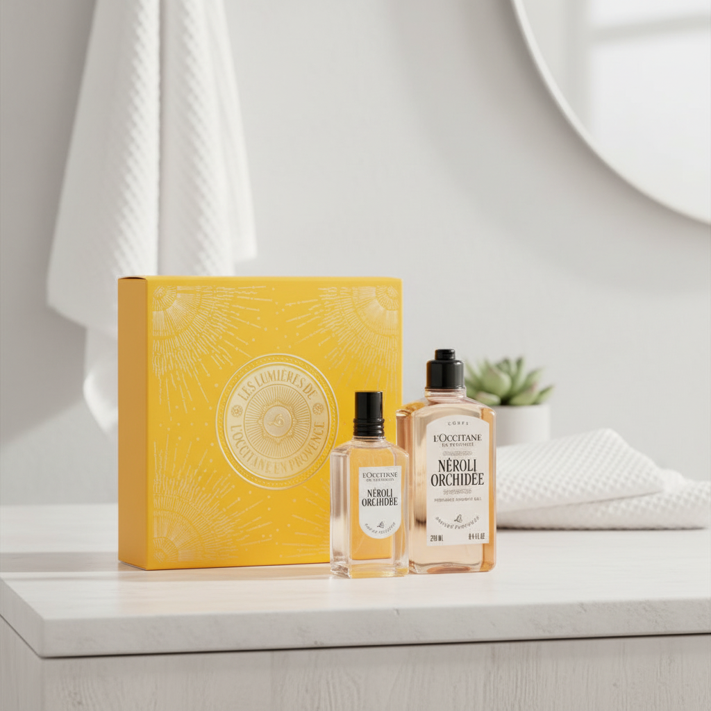 L'OCCITANE en PROVENCE Coffret Néroli Orchidée Eau de Toilette 50 ml + Gel de Douche 250 ml