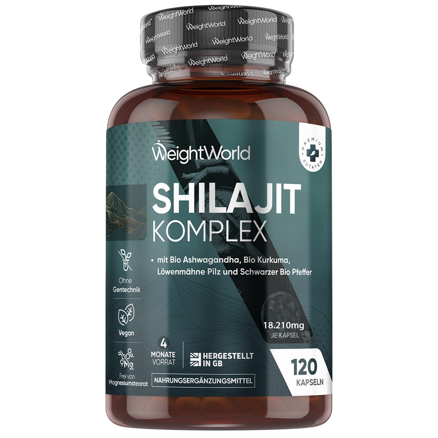 WeightWorld Complexe de Shilajit 120 gélules