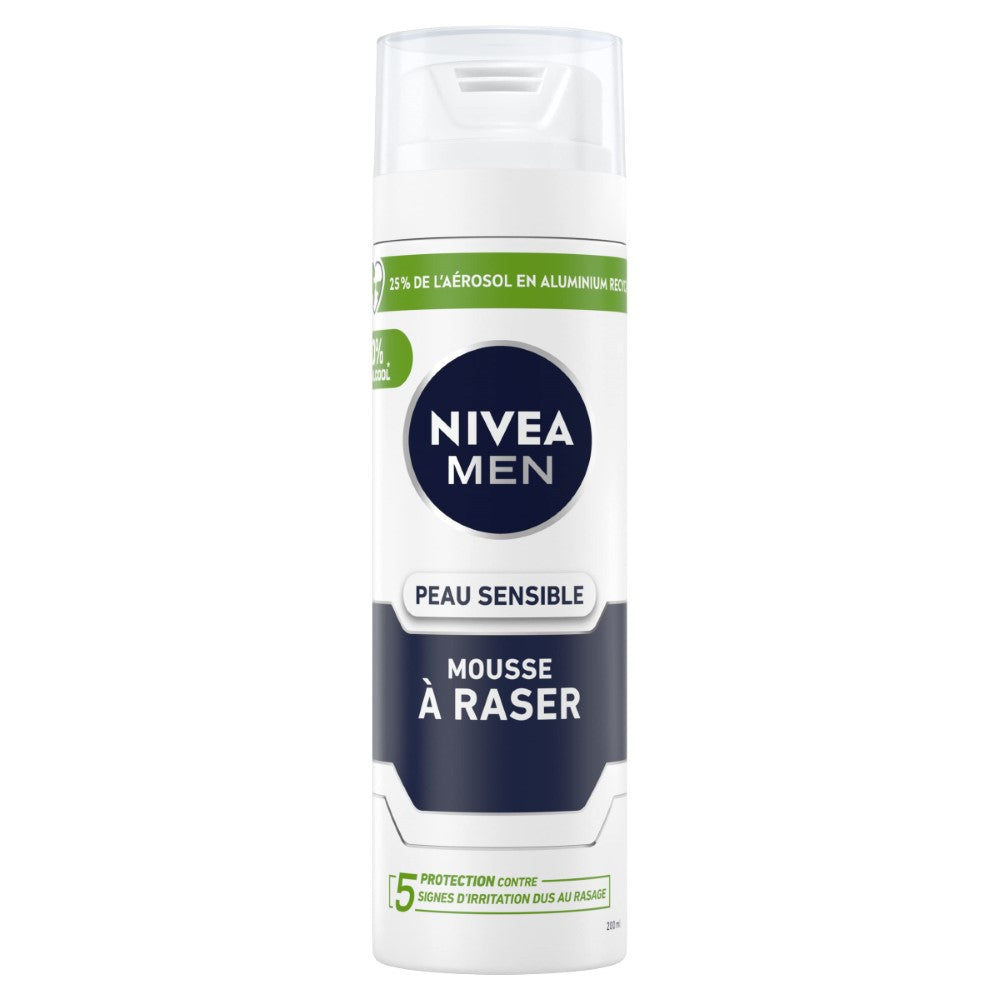 NIVEA MEN Sensitive Visage Mousse à Raser 200 ml