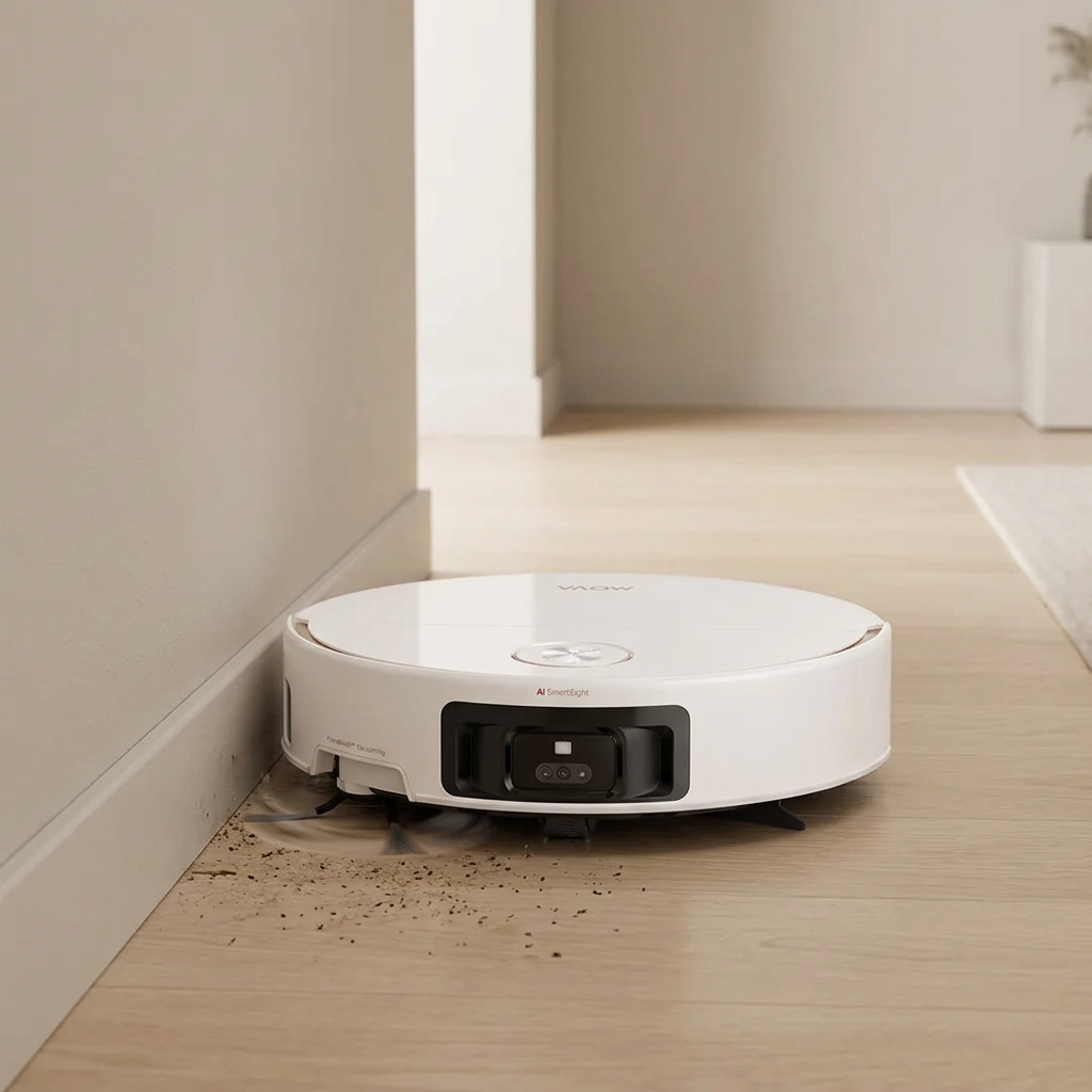 MOVA Z60 Ultra Aspirateur robot à rouleau blanc intégral