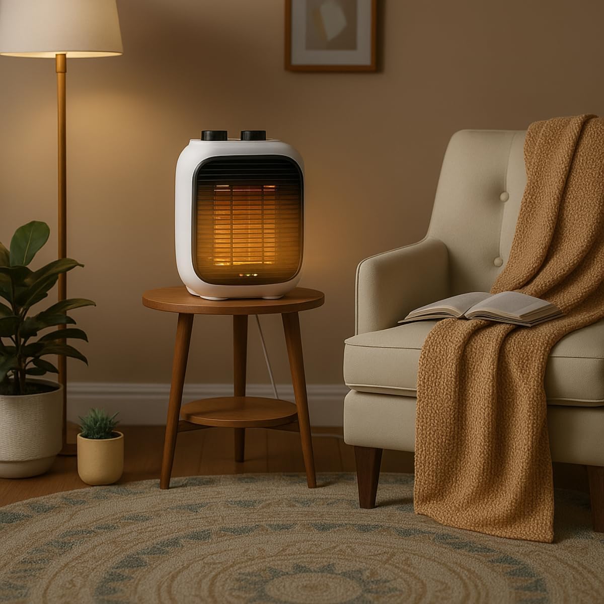 Alpina Radiateur Electrique Mobile PTC 230 V 1500 W