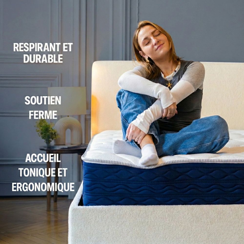 Morphea Matelas mémoire de forme 180x200cm épais 16cm Lumea One