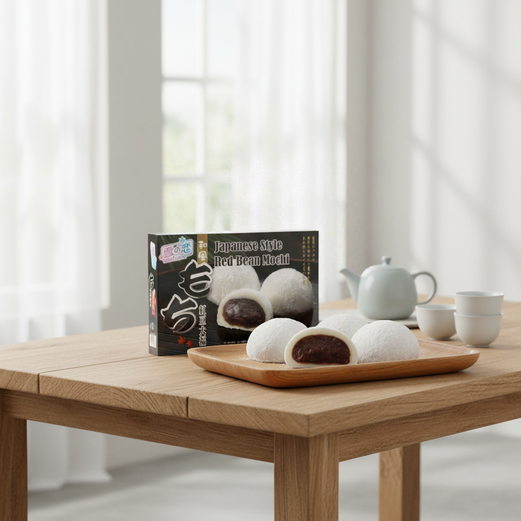 Yuki & Love Mochi style japonais à la pâte de haricots rouges 210 g
