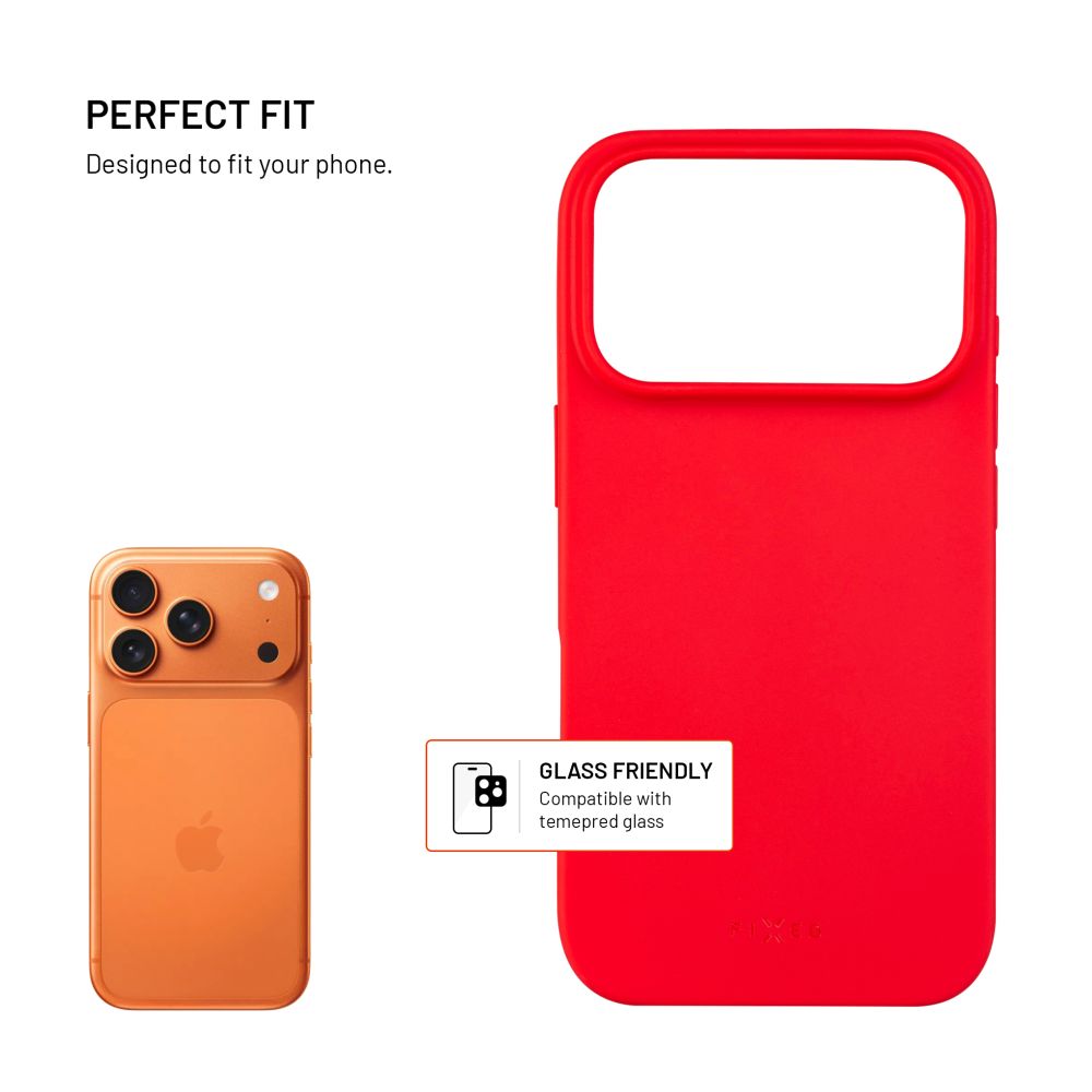 FIXED Coque Story pour Apple iPhone 17 Pro, Rouge
