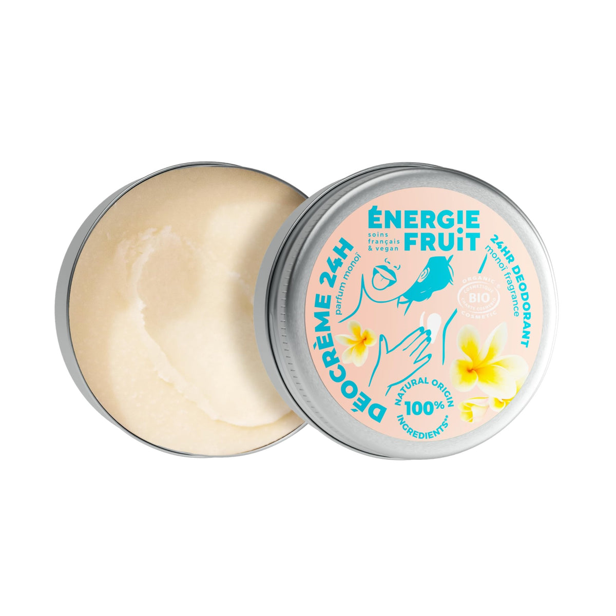 ENERGIE FRUIT Déocrème 48h Monoï Bio Pot 45 g