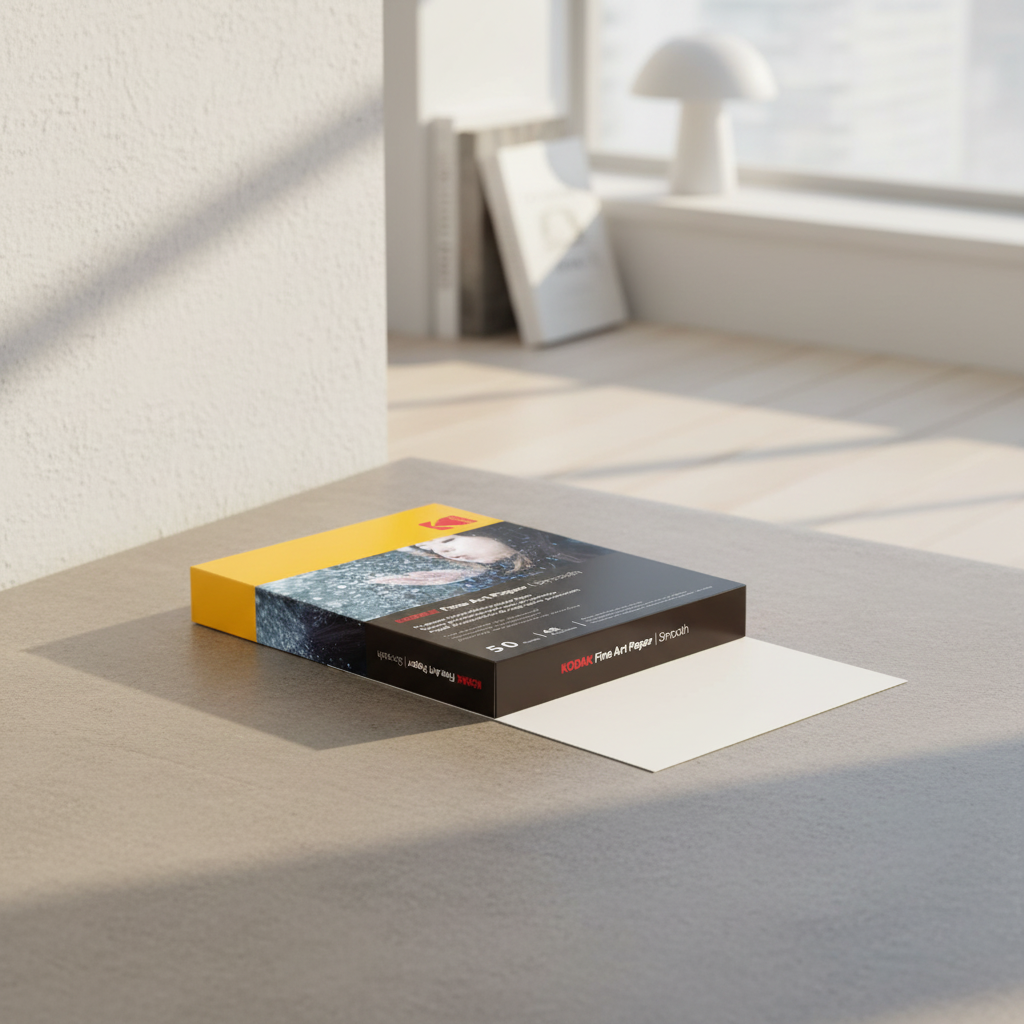 Kodak Papier photo d'art lisse - 50 feuilles texturées - 10 x 15 cm - Finition mate - 230 g/m² - Compatible toutes imprimantes à jet d'encre