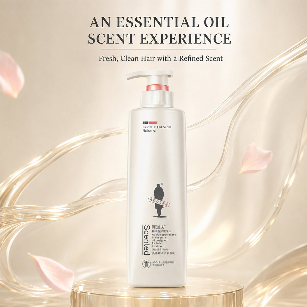 ADOLPH Shampooing Brillance & Lissage aux Huiles Essentielles 520 ml