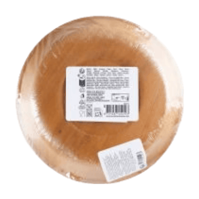 Koopman Assiettes creuses jetables - 20,5 x 3 cm - Beige - Lot de 4