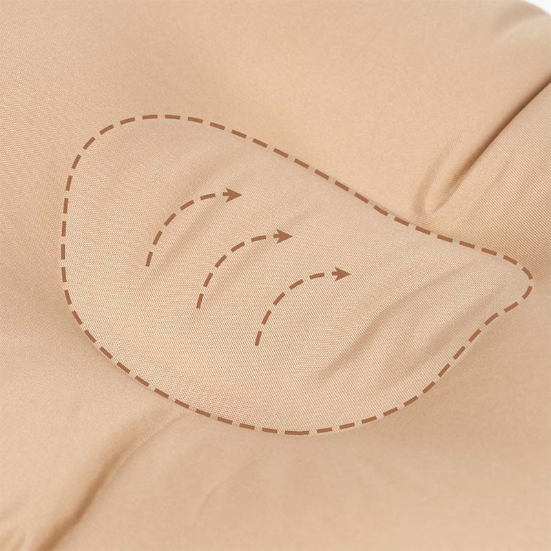 Mobi Garden, Oreiller gonflable, Oreiller de voyage et de camping, Beige, Soutien cervical et lombaire, Coussin d'extérieur léger
