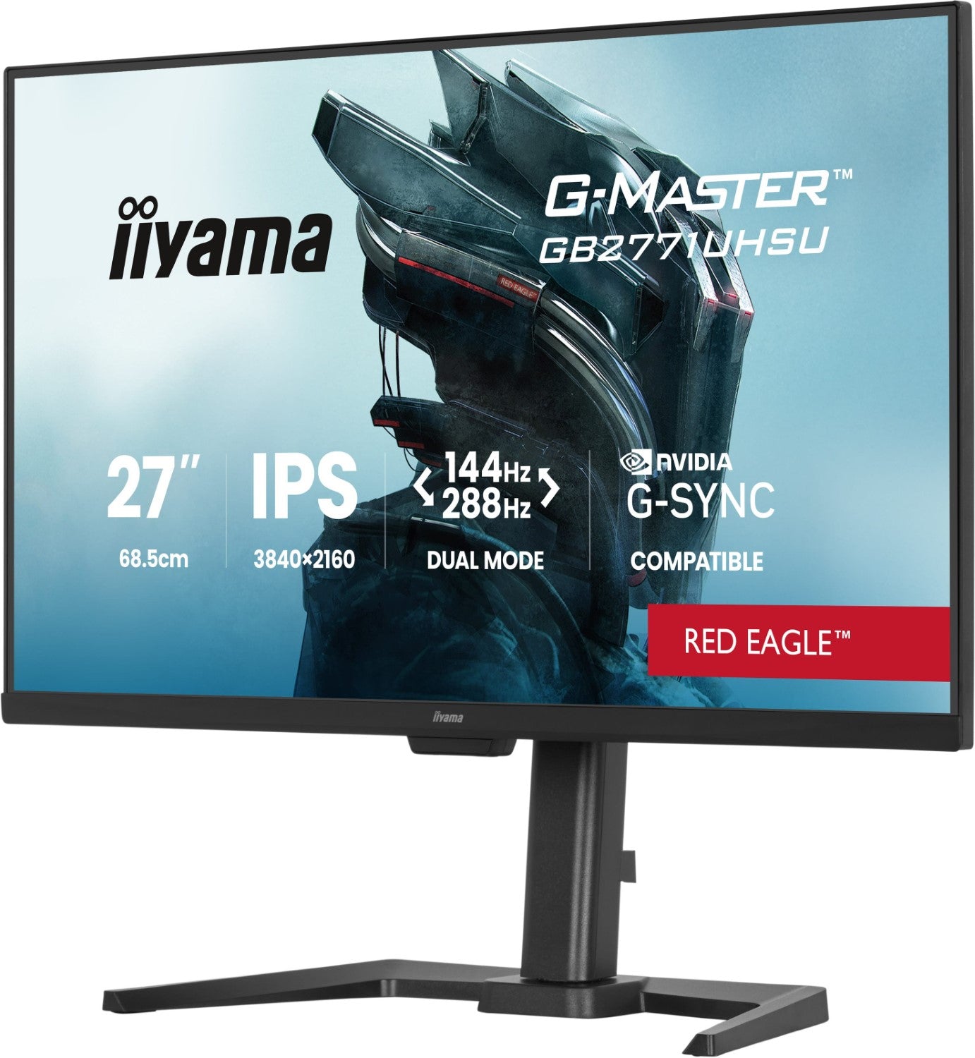 iiyama G-MASTER GB2771UHSU-B1 Moniteur 68,6 cm (27") 3840 x 2160 pixels 4K Ultra HD LED Noir