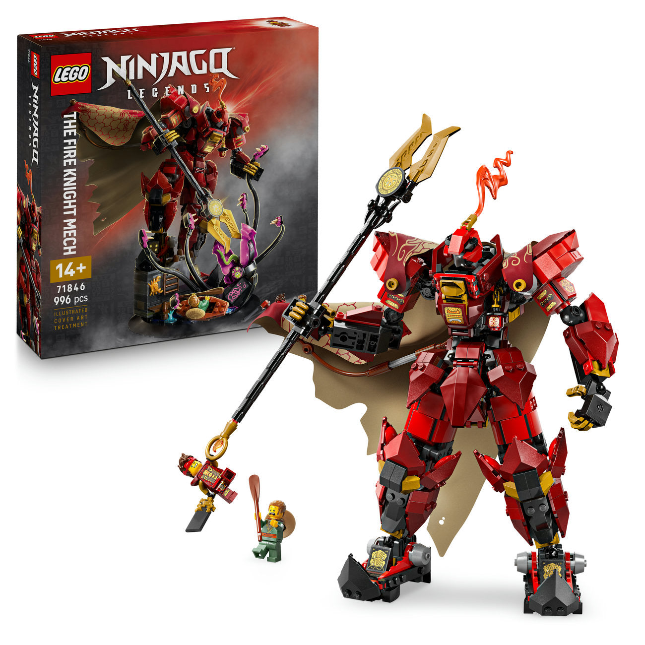 LEGO Ninjago 71846 Le robot du chevalier de feu