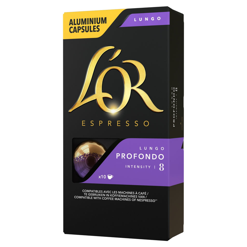 L'OR Capsules Espresso Lungo Profondo compatible Nespresso x10