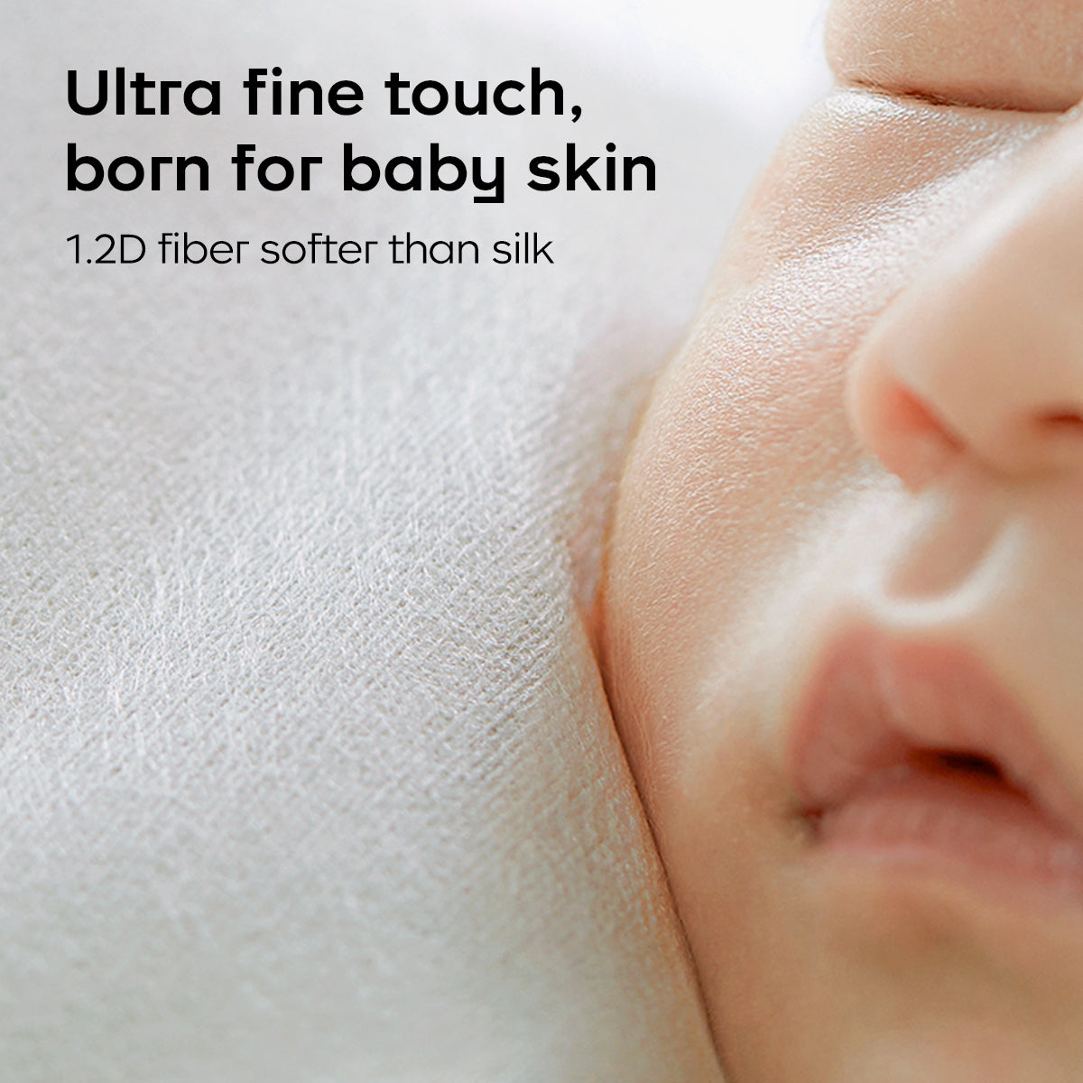 Bc Babycare Lingettes Visage Jetables, 192 Unités (48 Feuilles × 4 Paquets), Lingettes Sèches 200 × 200 mm pour Bébés et Adultes à Peau Sensible, Lingettes Visage Ultra-Douces à Double Usage Humide et Sec