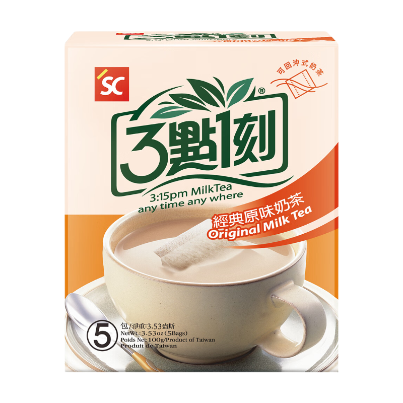 3：15PM Thé au lait original 5 x 20g