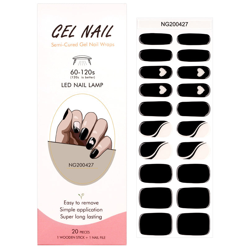 MeoMagic 14-187 Autocollants gels pour ongles - 20 pièces