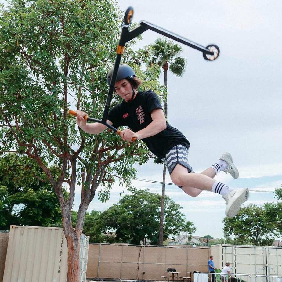 VOKUL K1 Pro Trotinette freestyle pour enfants à partir de 8 ans, adolescents et adultes - Orange