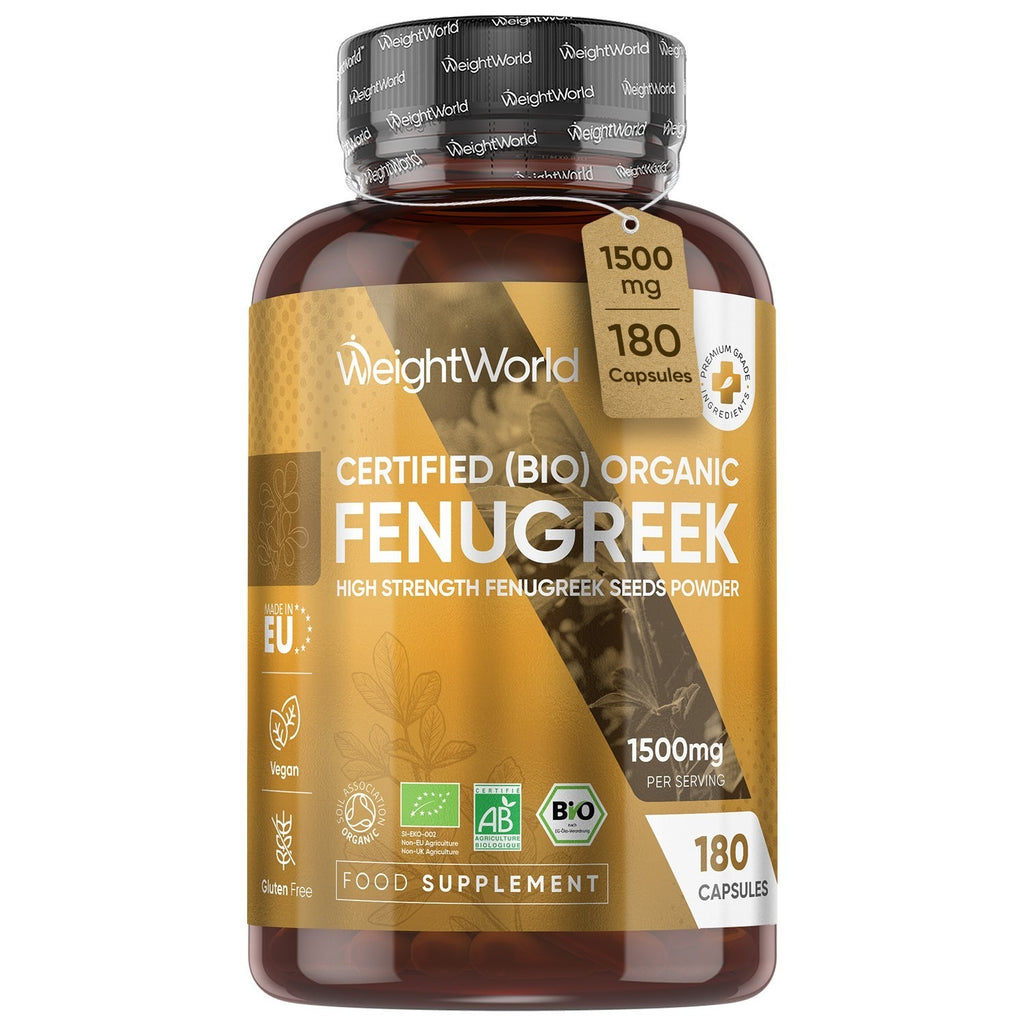 WeightWorld Fenugrec biologique 1500 mg - 180 gélules