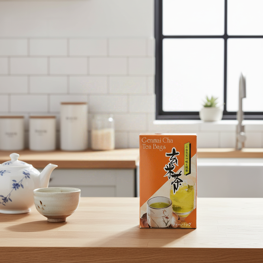 Hamasa YUKI Boîte de 20 sachets de thé vert Genmaicha - 40 g