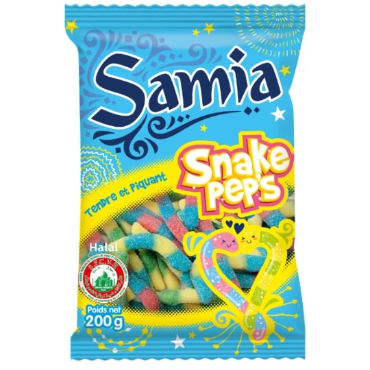 SAMIA Bonbons vers piquants sachet 200g
