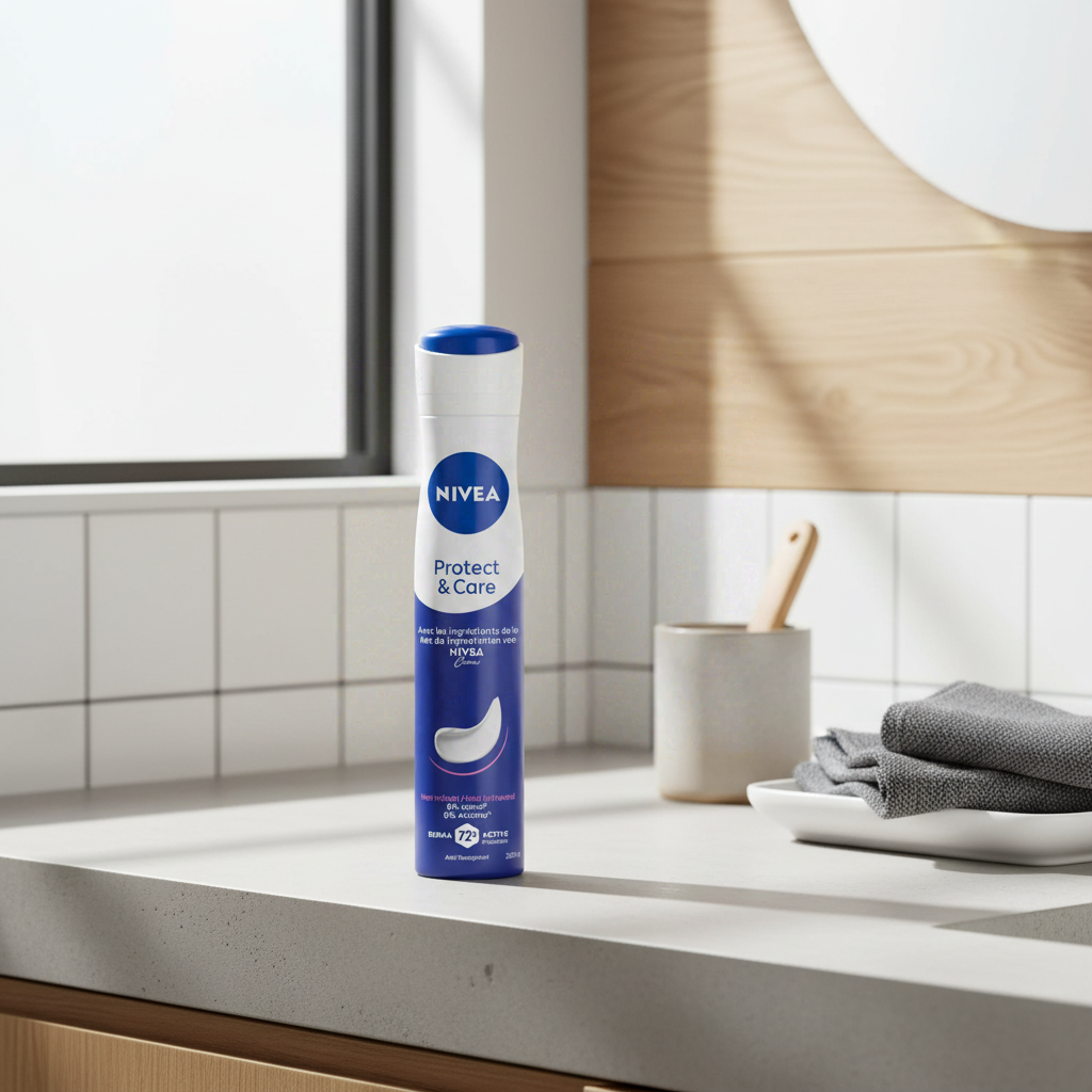 NIVEA Déodorant Femme Aisselles Protect & Care Protection 72h Spray 200 ml
