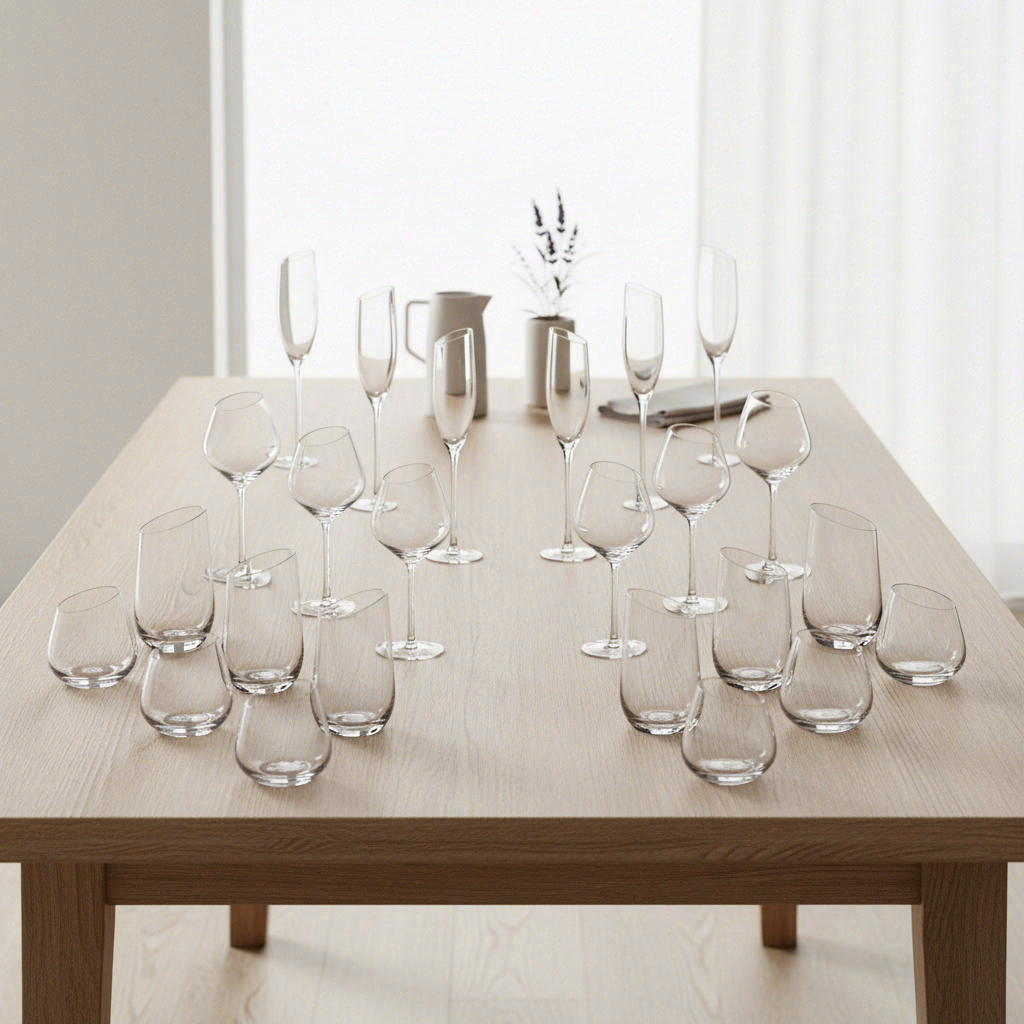 BJÖRN Ensemble complet de verres SVÄVA - 24 pièces
