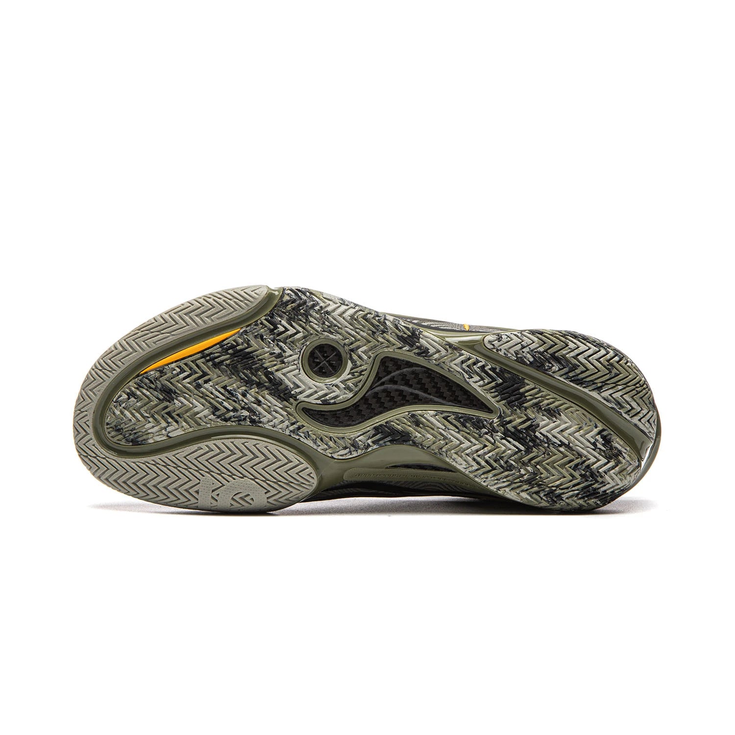 EU42.5 LI-NING Wade 808 5 Ultra V2 Chaussures de basket professionnel pour homme intérieur et extérieur - Vert gris armée foncé