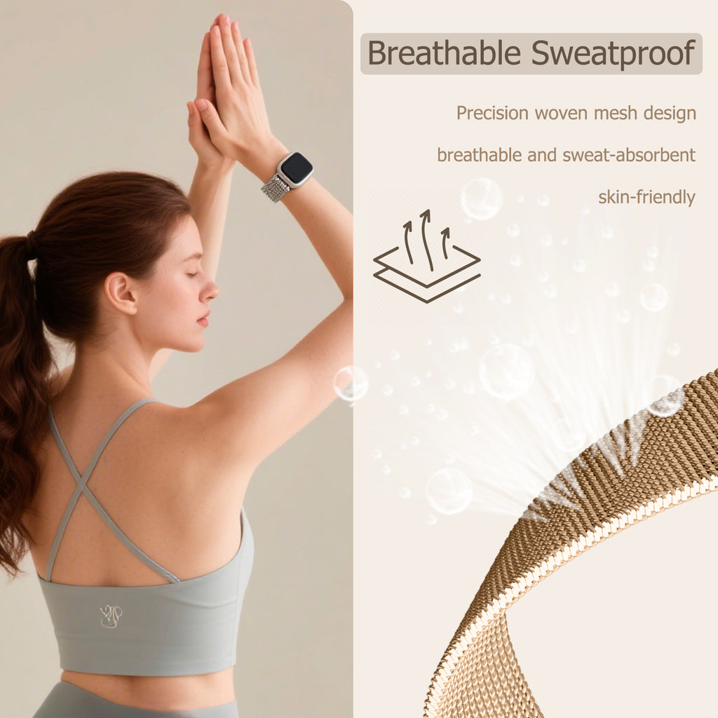 APPLE Bracelet milanais pour Apple Watch, 38/40 mm - Rose gold