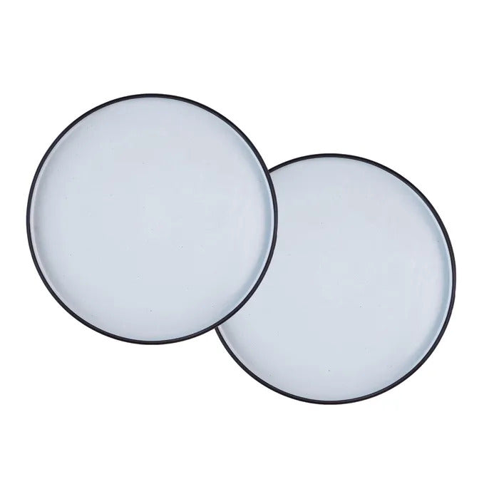 BJÖRN GOURMET Lot de 2 plateaux de service onyx - Ø 33 cm