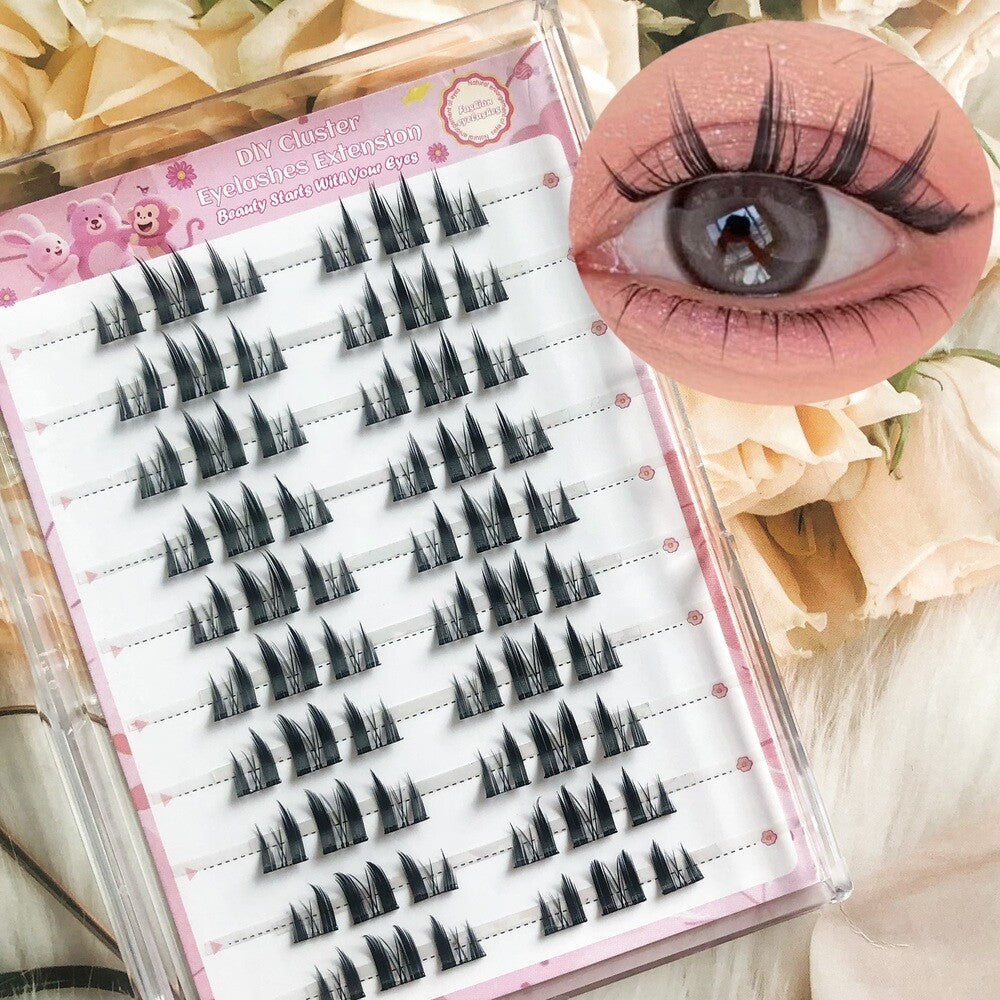 MeoMagic Extensions de cils Classique (colle et pinces à cils non fournies) - 10 lignes - F38