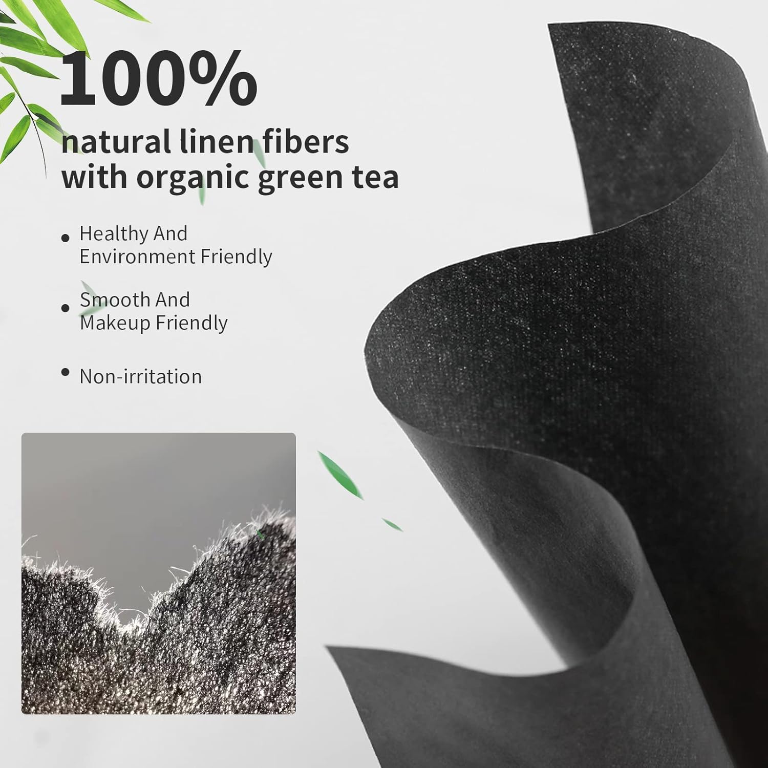 DUcare Feuilles absorbantes pour le sébum du visage, 100 feuilles