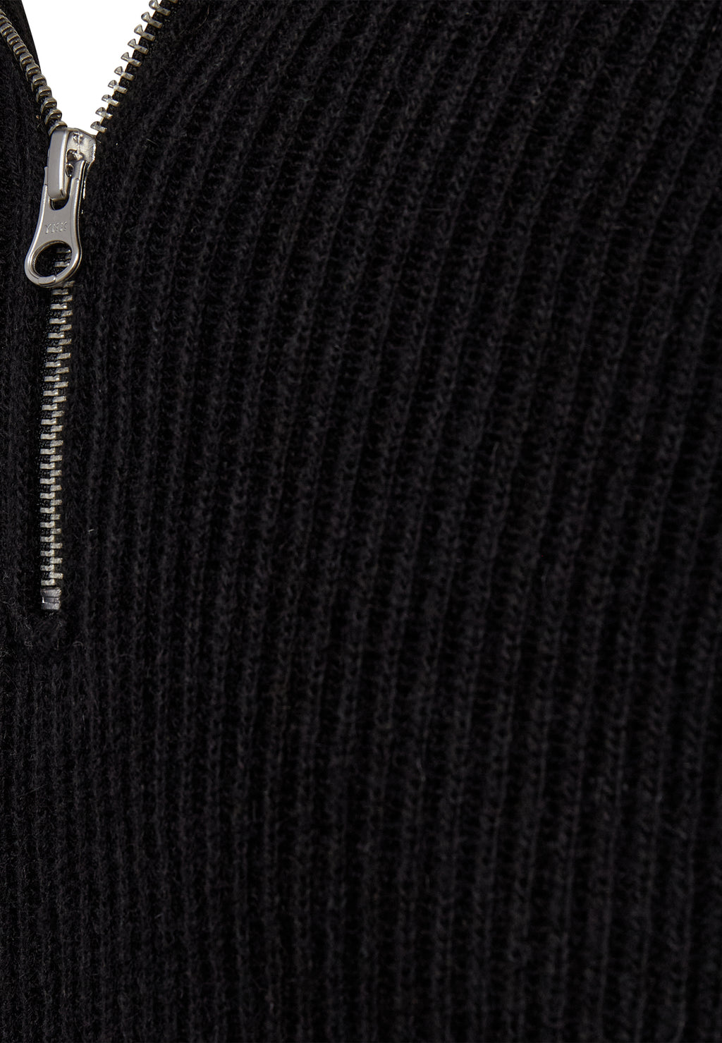 Resteröds Liam Pull-over à zip en maille - Noir - L