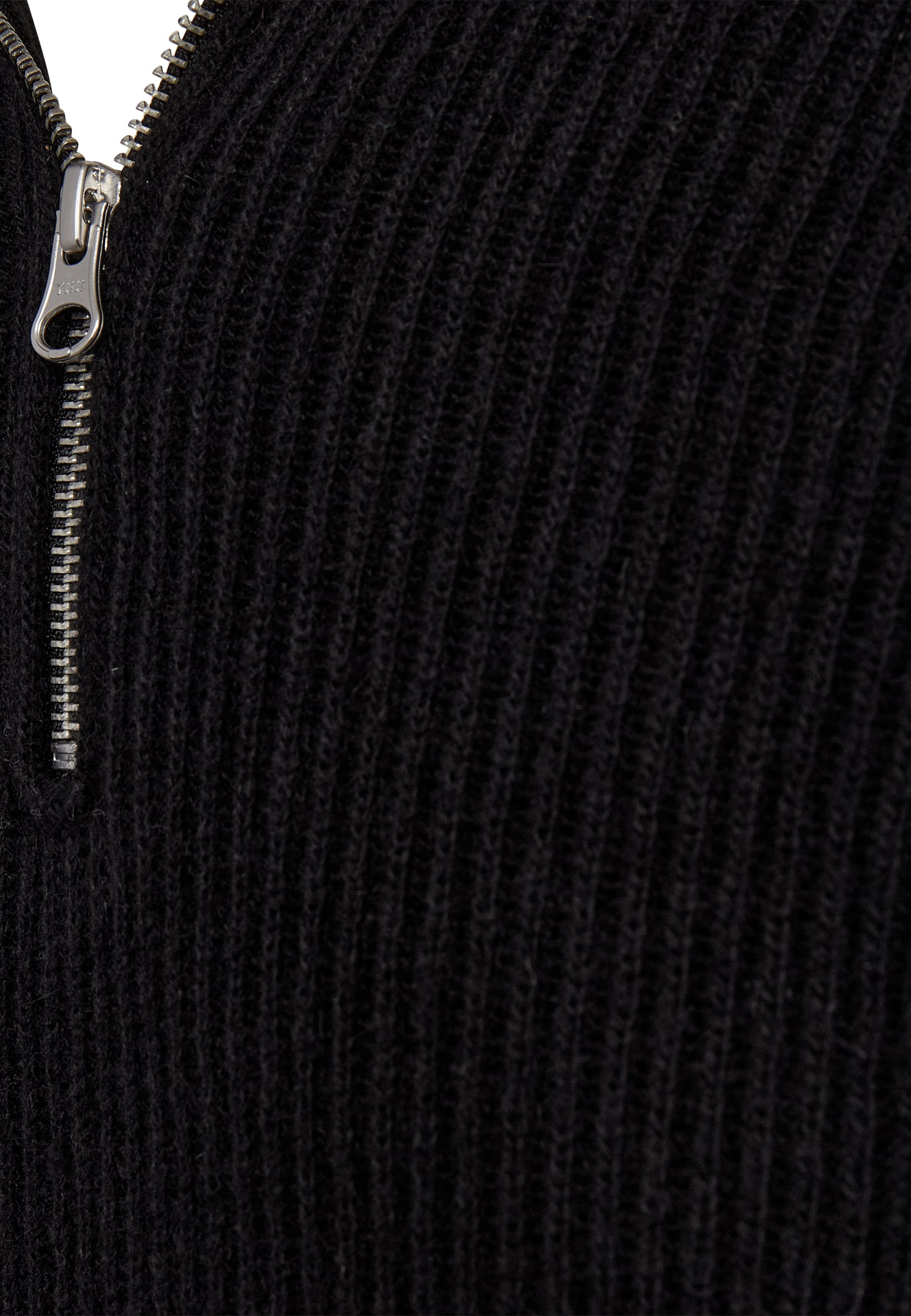 Resteröds Liam Pull-over à zip en maille - Noir - L