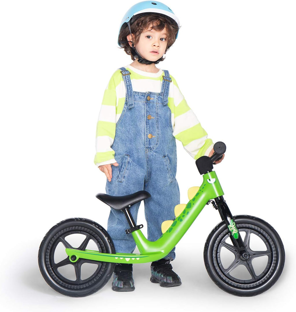 RoyalBaby Draisienne Dinosaure 12 Pouces Vert, Poids Net 2.6 kg