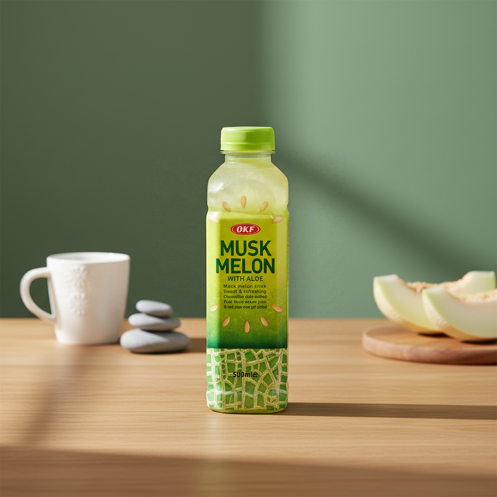 OKF Boisson à l'aloe vera et melon - 500 ml