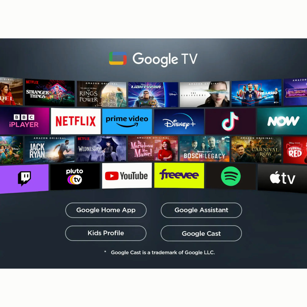 TCL 43V6C Téléviseur Smart TV 4K Ultra HD avec prise en charge HDR10+, dalle HVA et Dolby Vision - 43 pouces