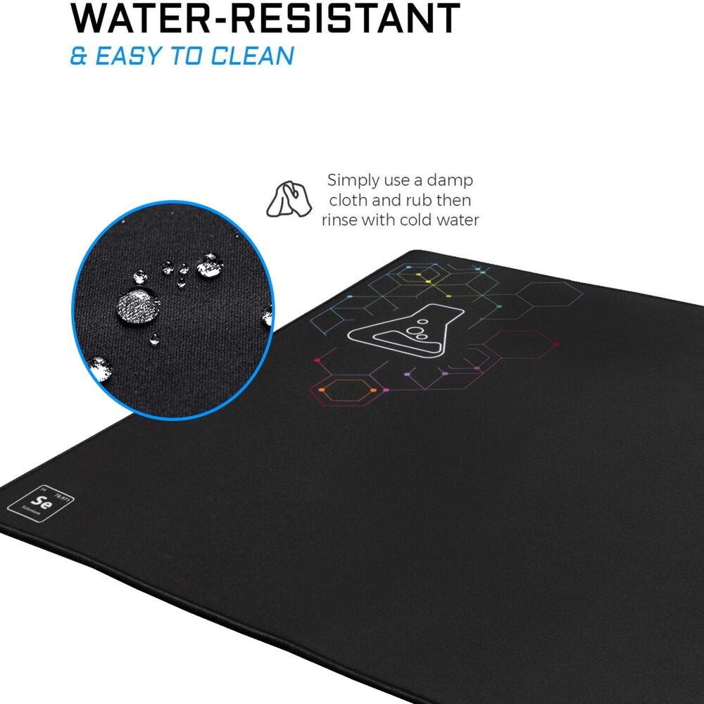 THE G-LAB Pad Selenium Tapis de souris Gaming XXL - 900x400x4mm - Noir