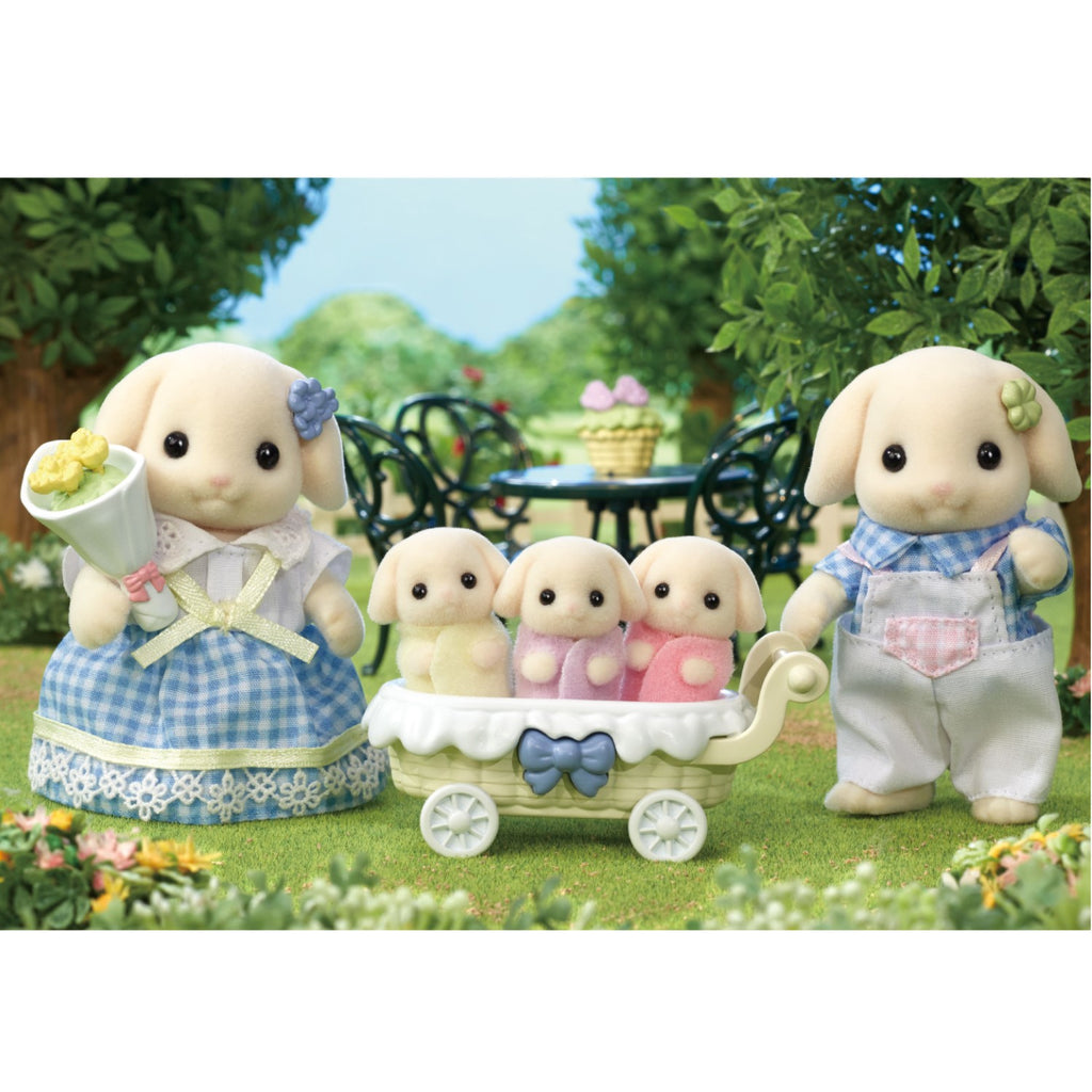 Sylvanian Families Coffret de la famille Flora Lapin