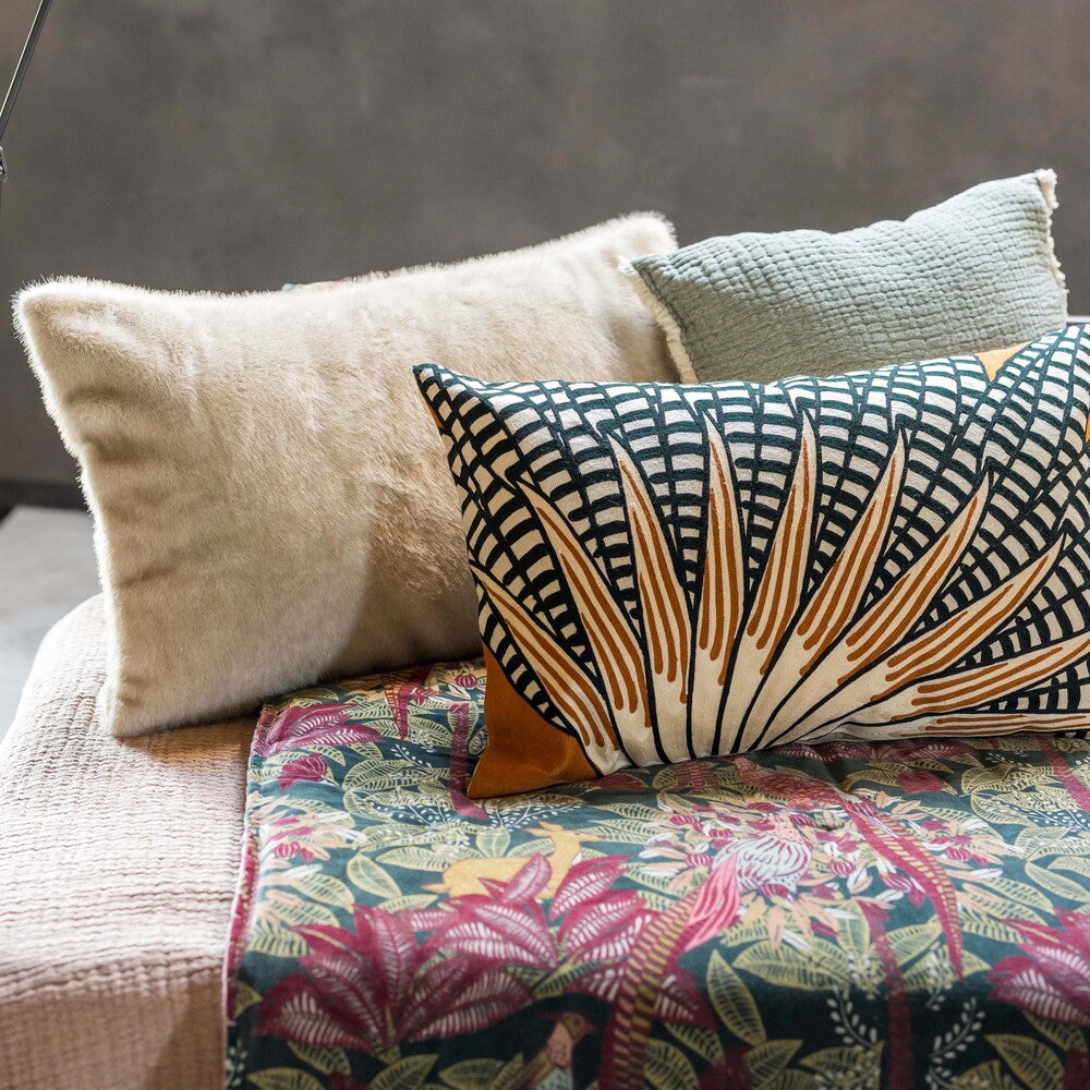 Housse de coussin liwen naturel