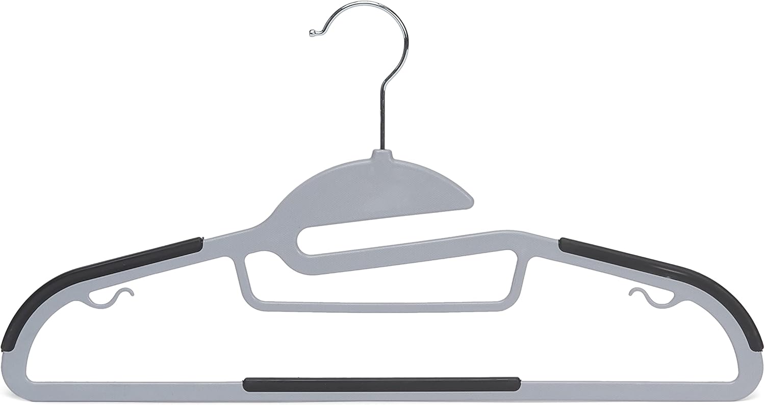 ANQI Lot de 20 cintres en plastique Gris