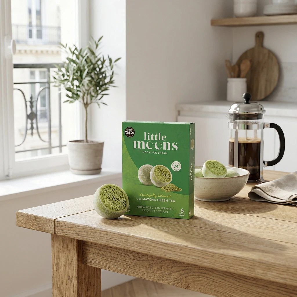 Little Moons Mochis glacés au thé vert matcha d’Uji 192 g