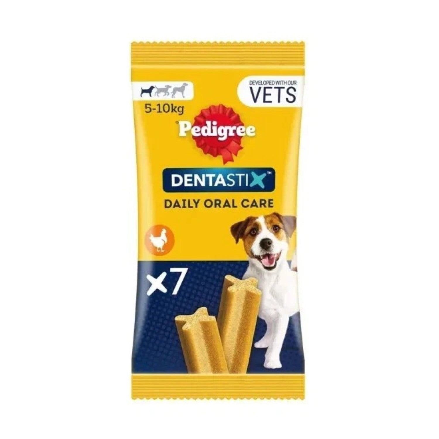 Pedigree Dentastix friandises dentaires pour chiens de petite race - 7 bâtonnets