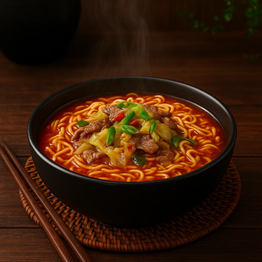 Bai Xiang Nouilles instantanées saveur bœuf et chou chinois mariné 100 g x 5