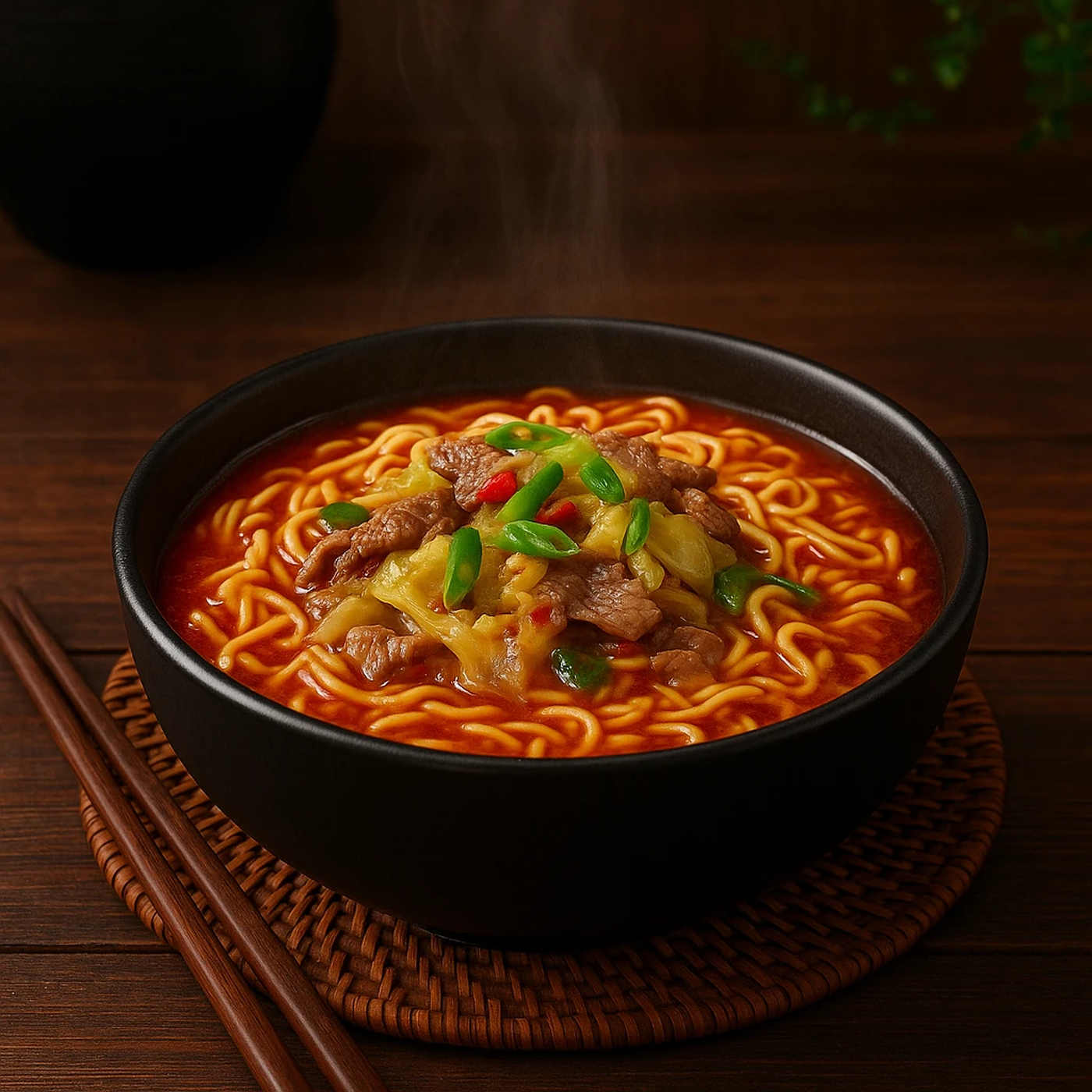 Bai Xiang Nouilles instantanées saveur bœuf et chou chinois mariné 100 g x 5
