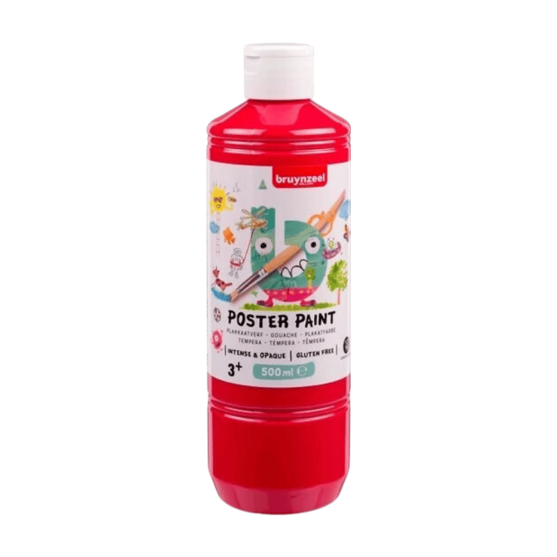 Gouache Bruynzeel 500 ml Rouge primaire